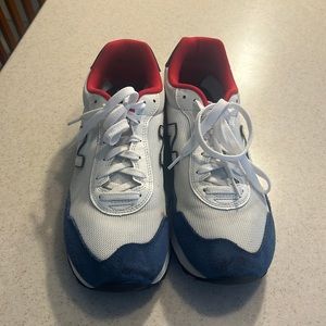 New balance 515 running sneakers. Red, white, and blue size 10 1/2